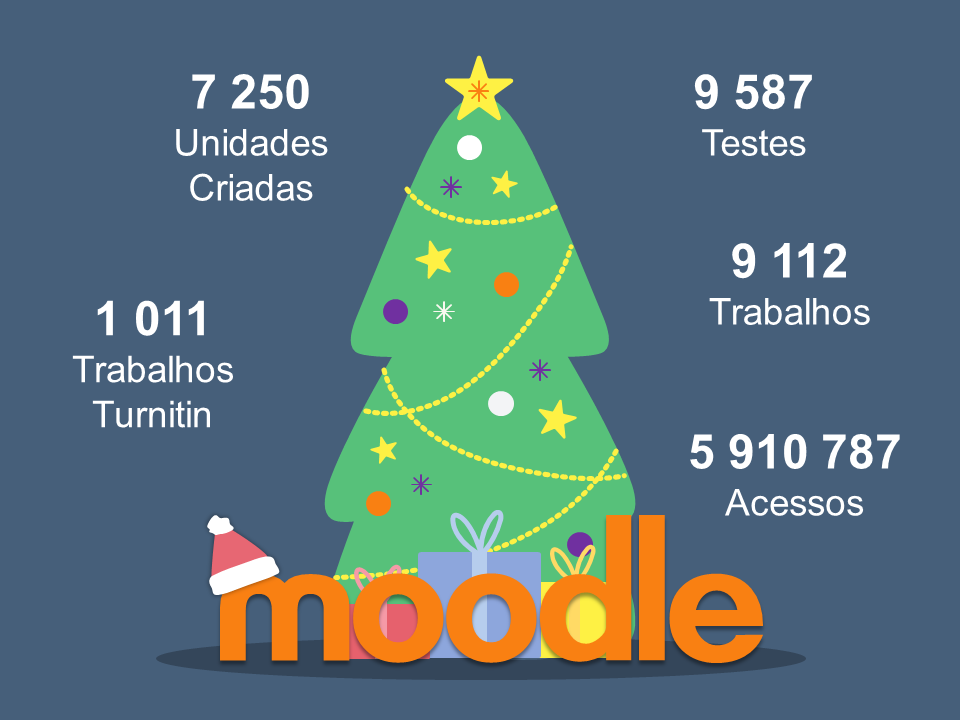 Infográfico Estatísticas Moodle